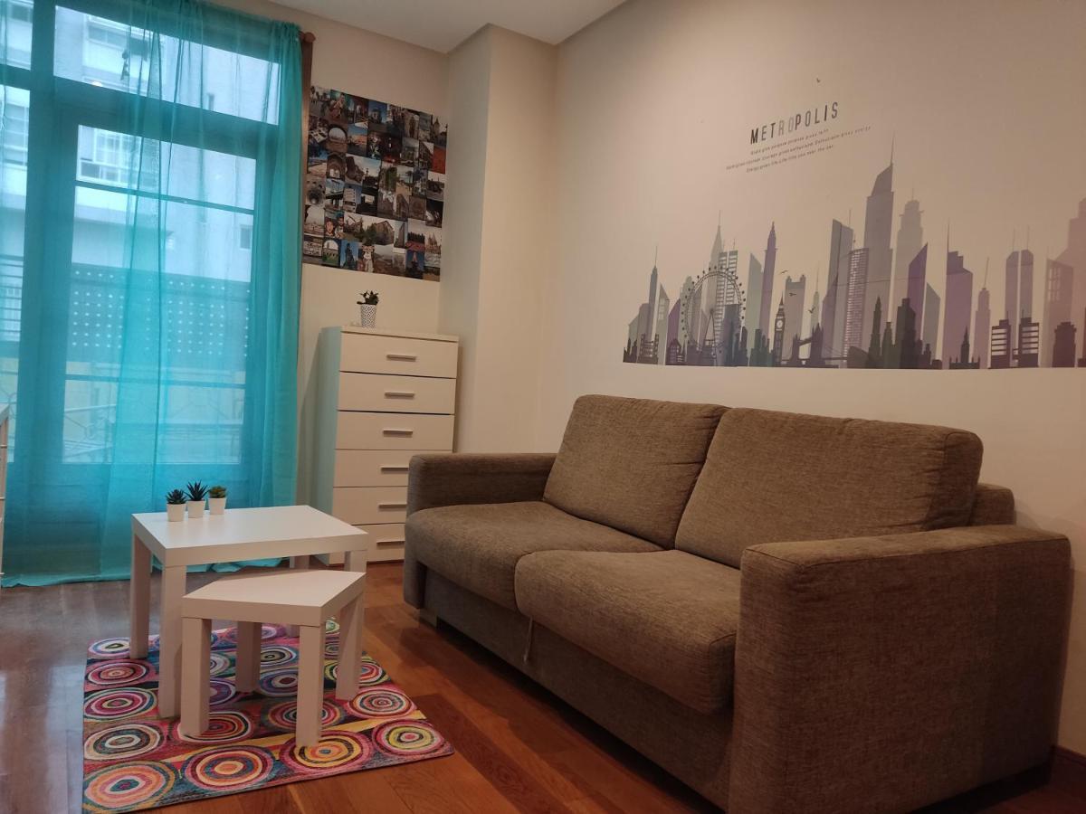 Pleno Centro, Terraza, Principe, 5 Min Casco Vello Y Estacion Ave Apartment Vigo Ngoại thất bức ảnh