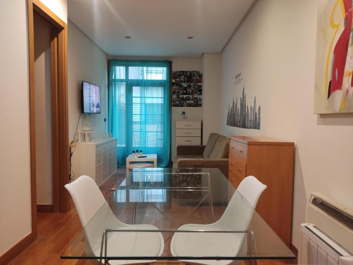 Pleno Centro, Terraza, Principe, 5 Min Casco Vello Y Estacion Ave Apartment Vigo Ngoại thất bức ảnh