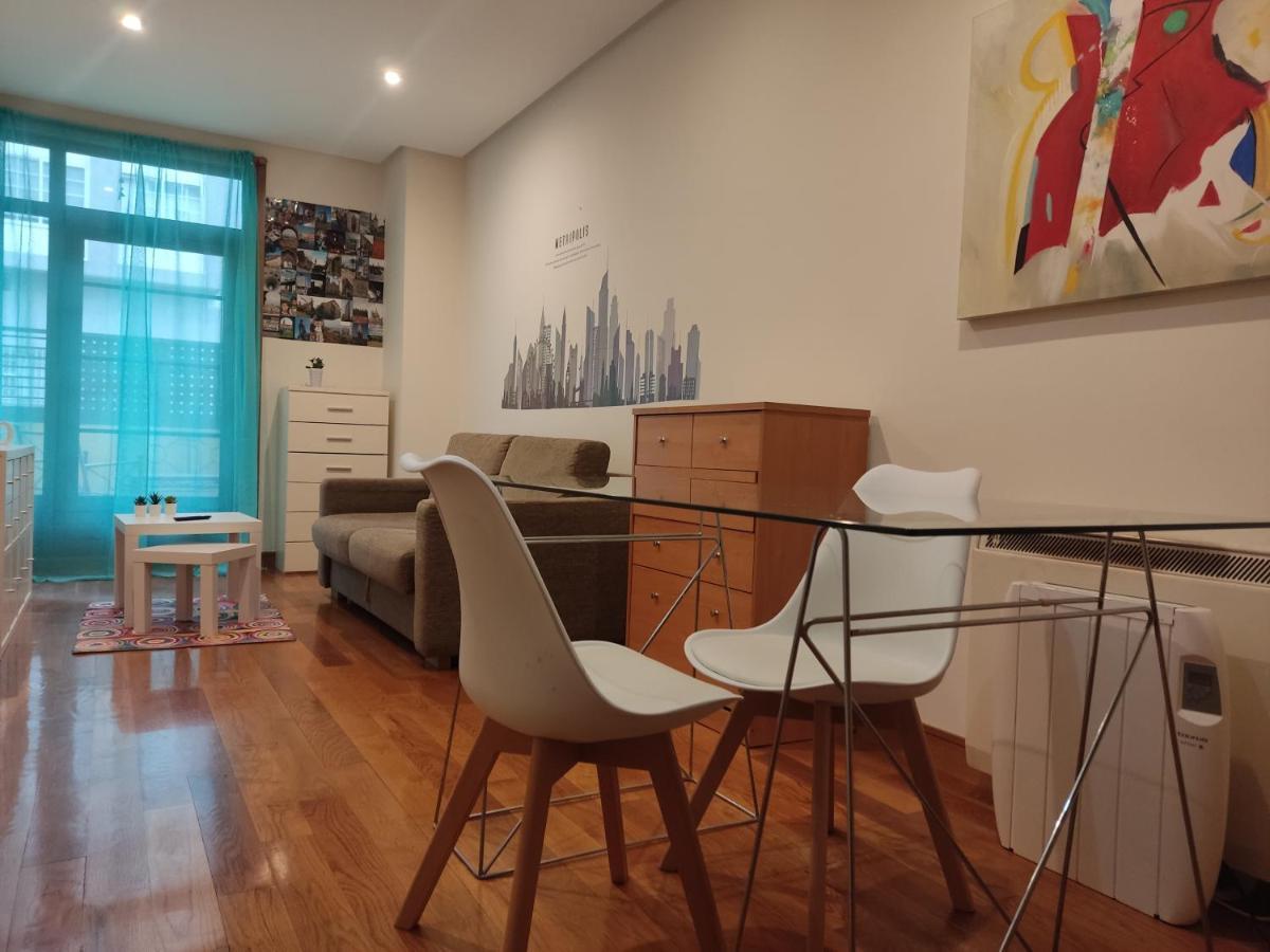 Pleno Centro, Terraza, Principe, 5 Min Casco Vello Y Estacion Ave Apartment Vigo Ngoại thất bức ảnh